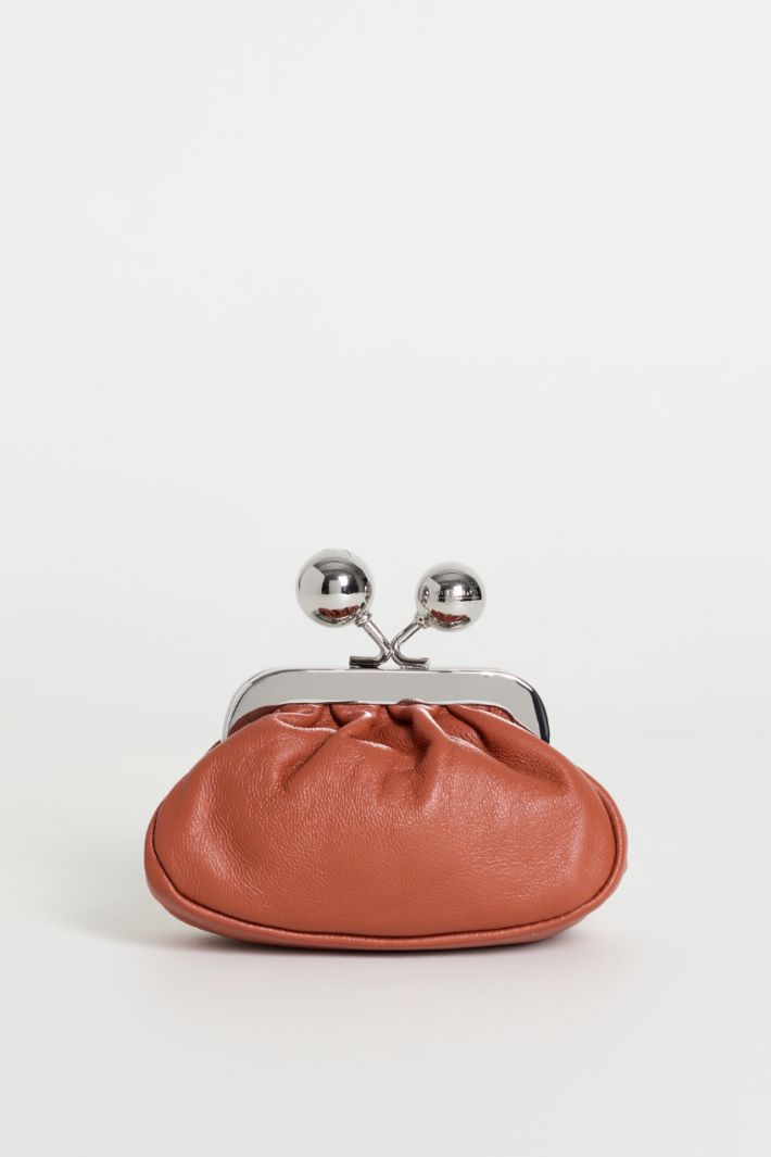 Mini Leather Clutch - RUST - Intrend