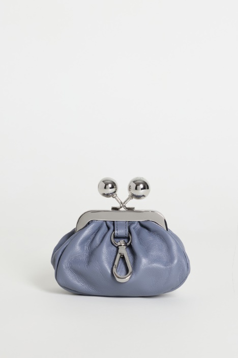 Mini clutch in pelle
