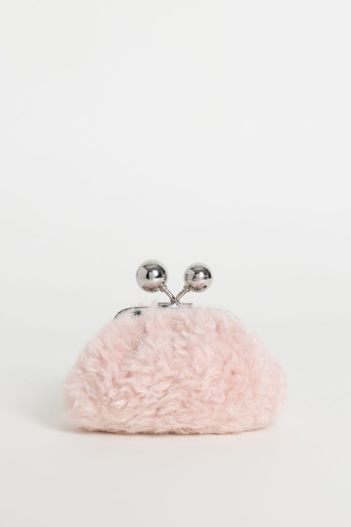 Cosy Fabric Clutch Bag - PINK - Intrend