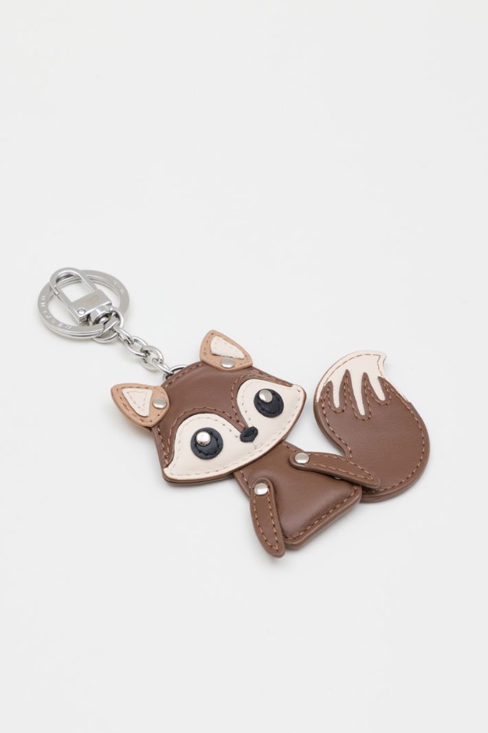 Leather keyring - BROWN - Intrend - 2