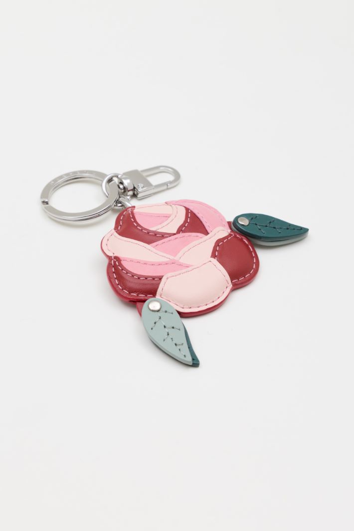 Portachiavi in pelle - ROSSO - Intrend - 2