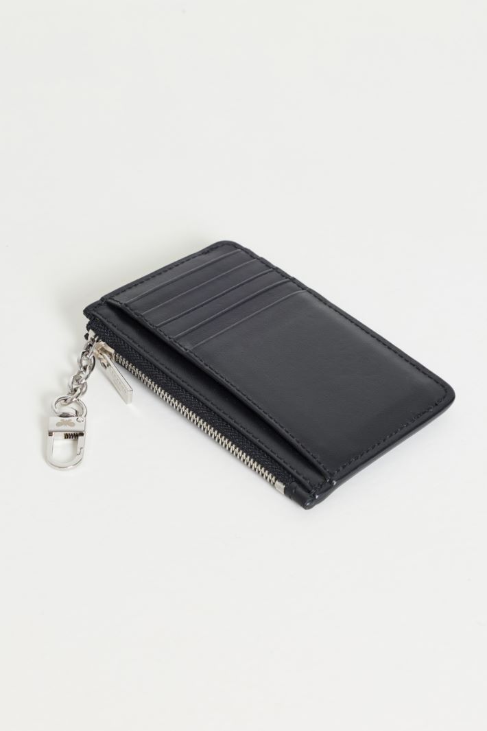 Portacarte in pelle - NERO - Intrend - 2