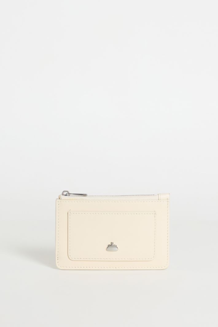Portacarte in pelle - BIANCO - Intrend