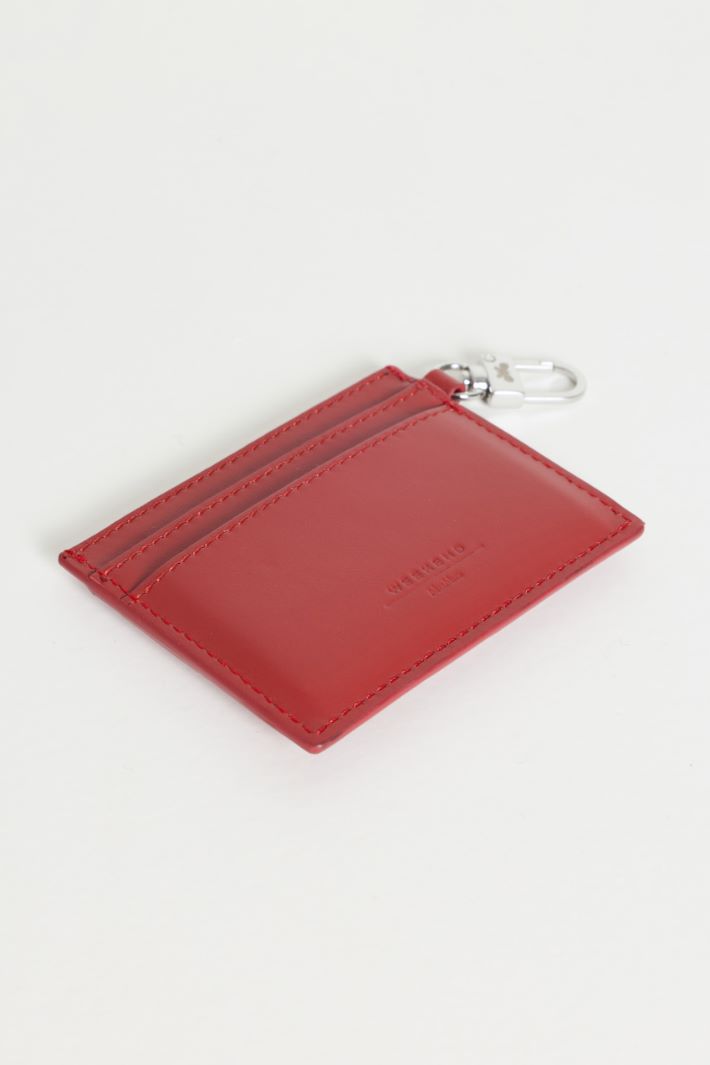 Portacarte flat in pelle - ROJO - Intrend - 2