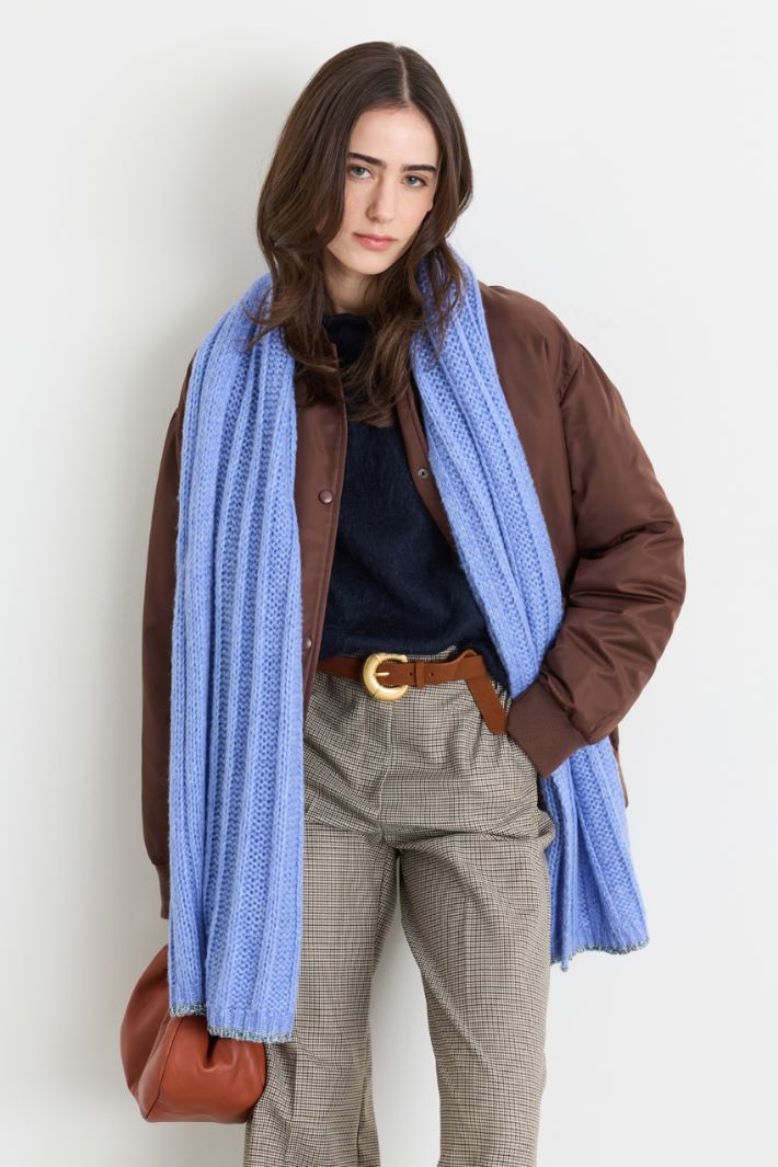 Sciarpa soffice - AZZURRO - Intrend