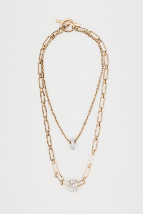 Double-Strand Metal Necklace - Intrend