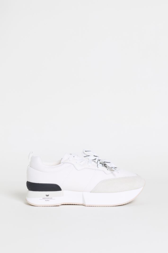 Technical Fabric Trainers - WHITE - Intrend