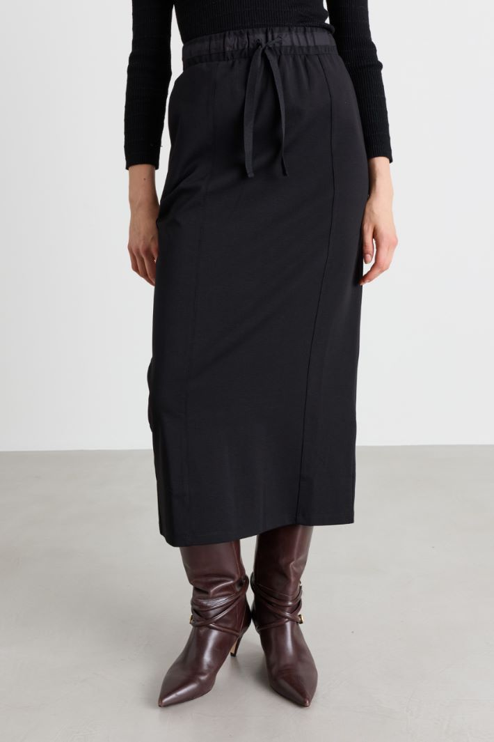 Jersey skirt - BLACK - Intrend - 2