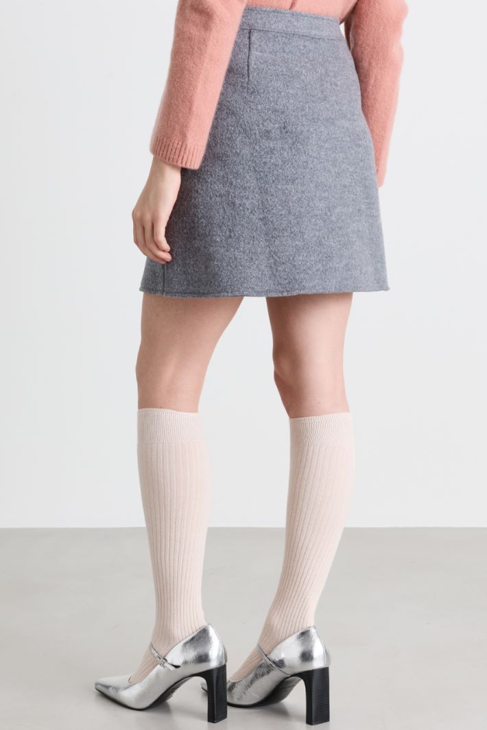 Jersey skirt - GREY - Intrend - 4
