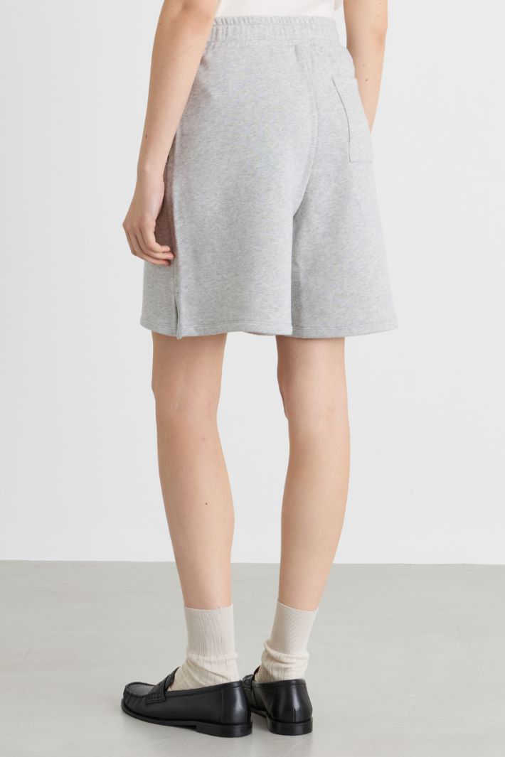 Fleece shorts - GREY - Intrend - 4