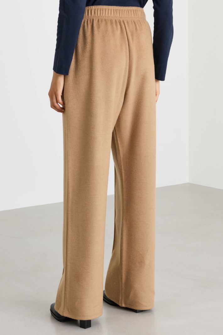 Draped Jersey Joggers - CAMEL - Intrend - 4
