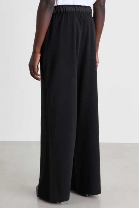 Pantalone cargo in jersey