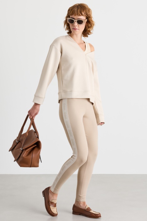 Technical jersey leggings - Intrend