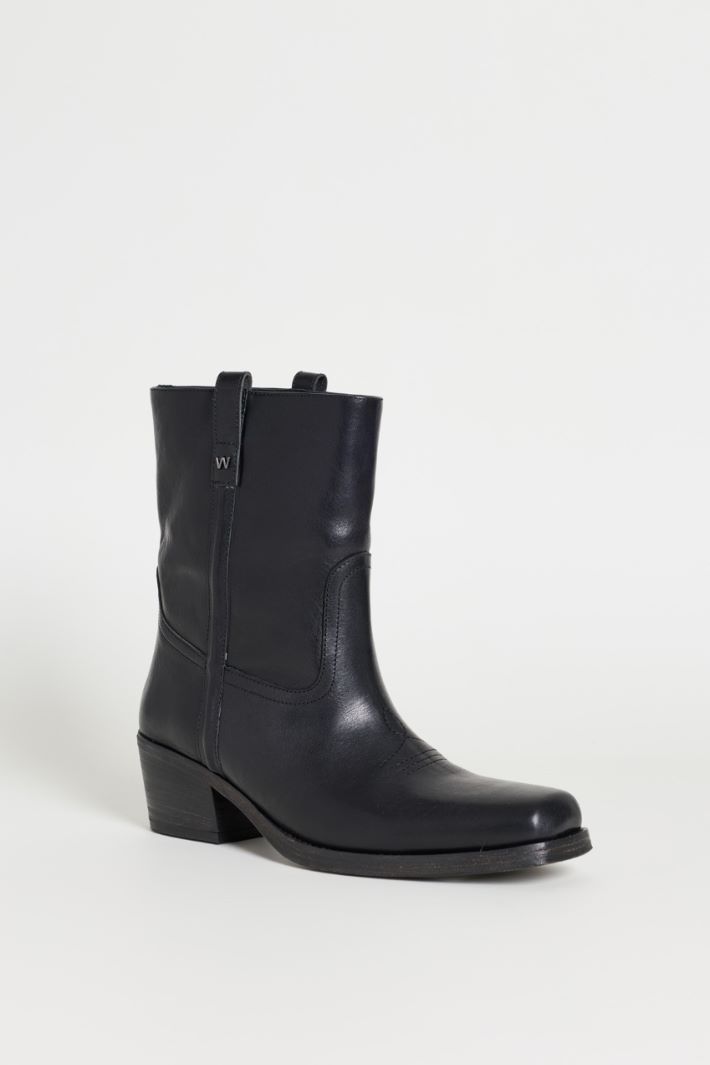 Western ankle boots - BLACK - Intrend - 2
