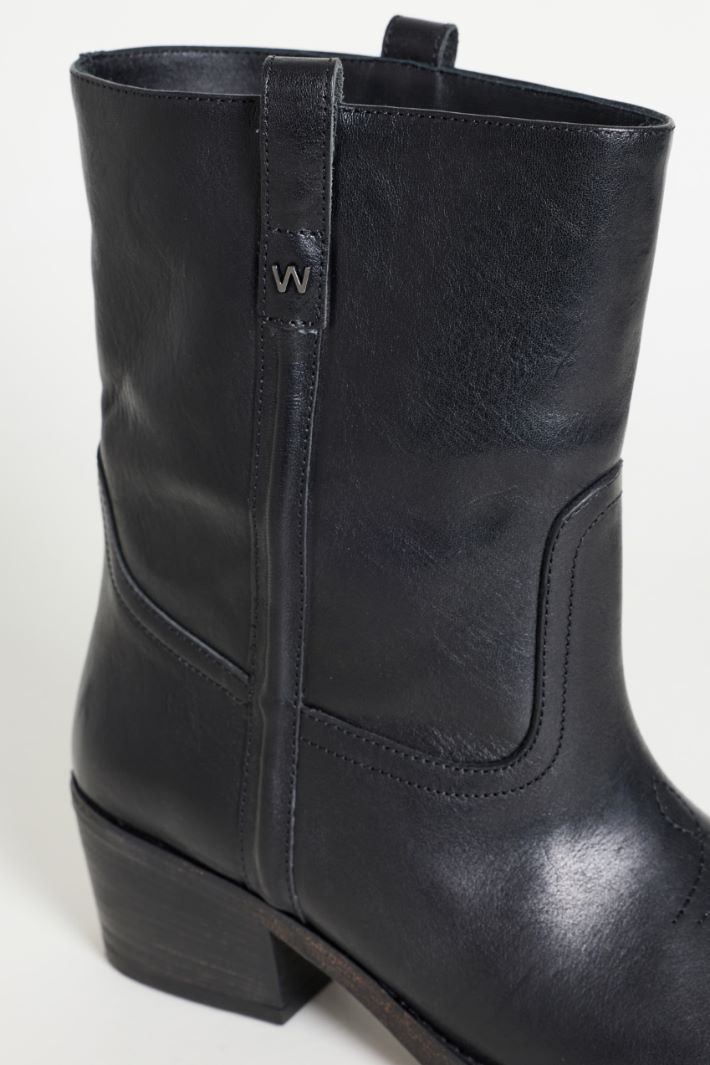Western ankle boots - BLACK - Intrend - 4