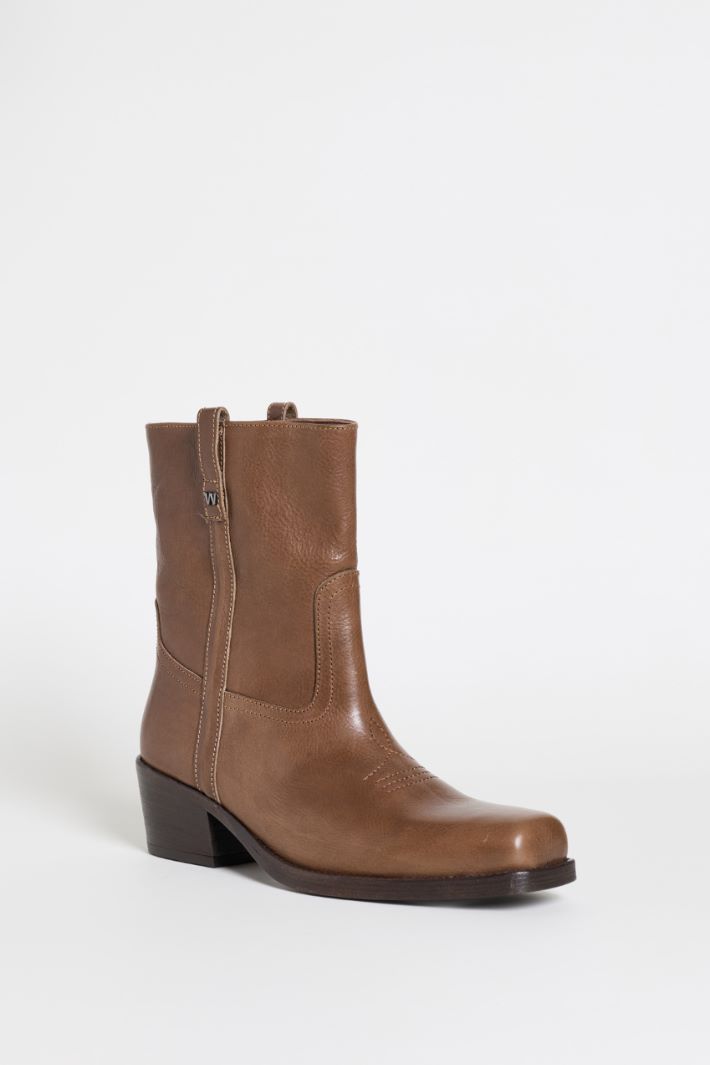 Western ankle boots - BROWN - Intrend - 2