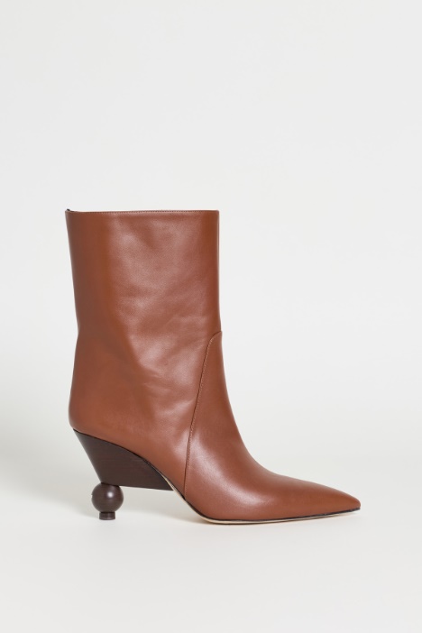 Boule-heel ankle boots - Intrend
