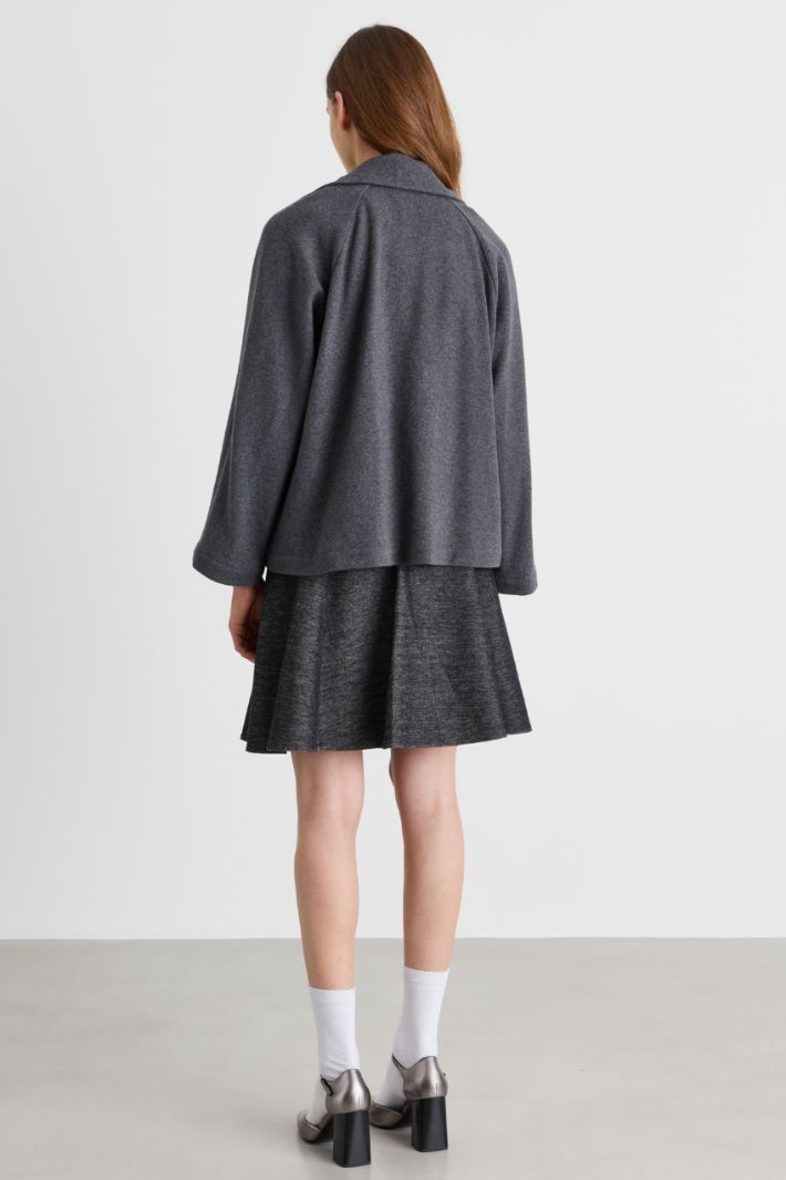 Jersey blouson jacket - GREY - Intrend - 4