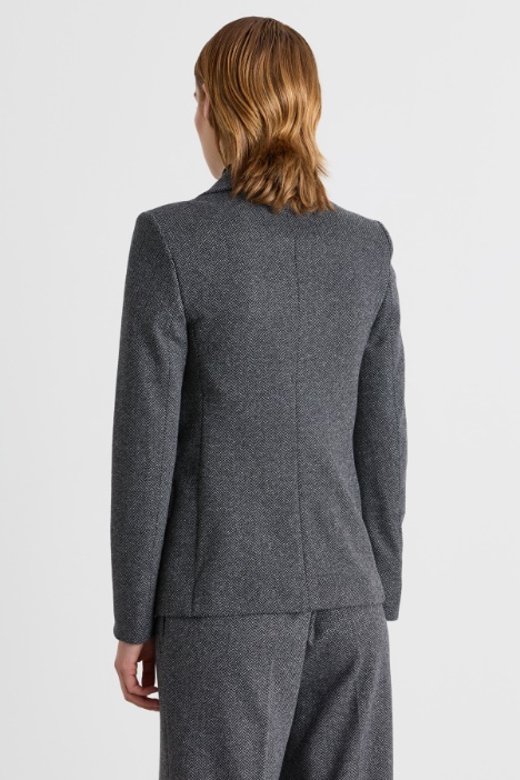 Blazer in jersey