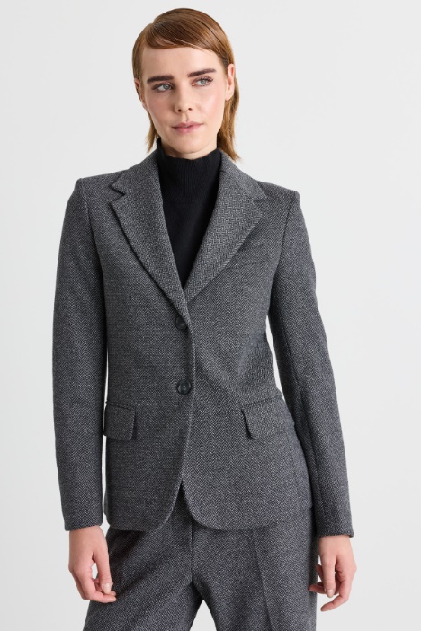 Blazer in jersey - Intrend