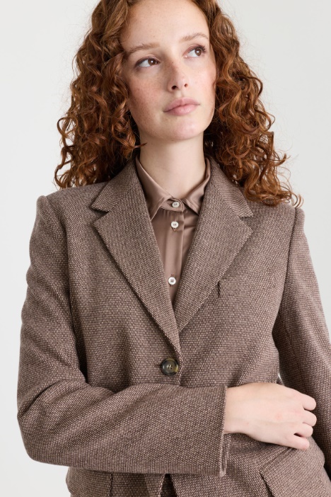 Blazer in jersey