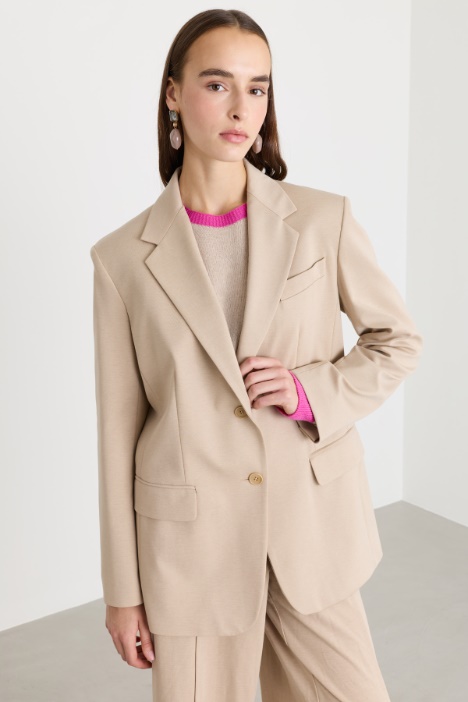Blazer in jersey - Intrend