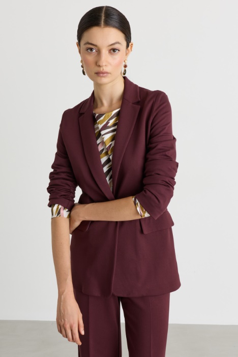 Blazer in jersey stretch - Intrend