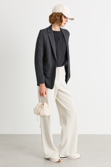 Blazer in jersey stretch - Intrend