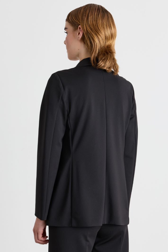 Blazer con bottone singolo - NERO - Intrend - 4