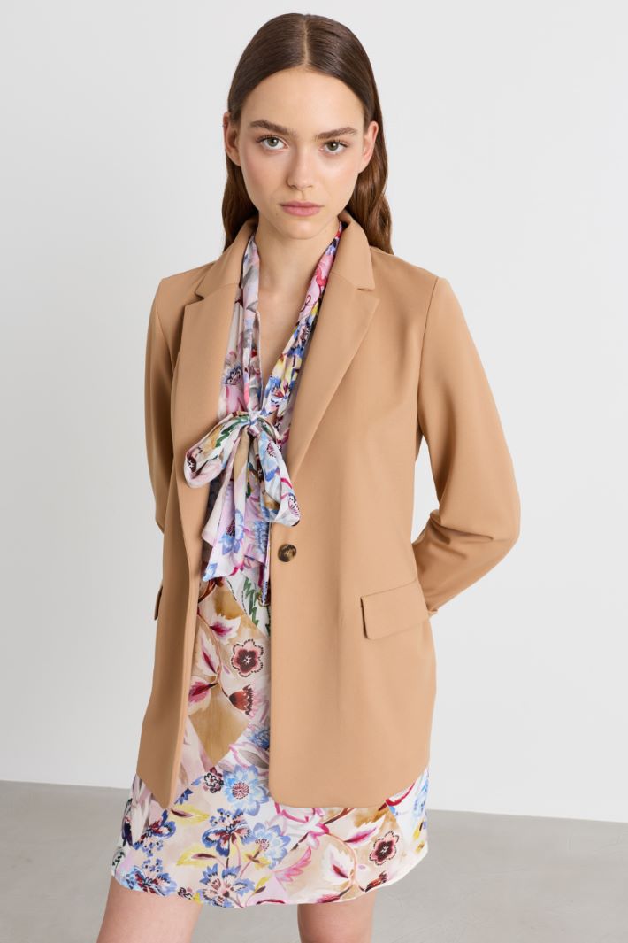 Blazer con bottone singolo - CAMMELLO - Intrend - 2