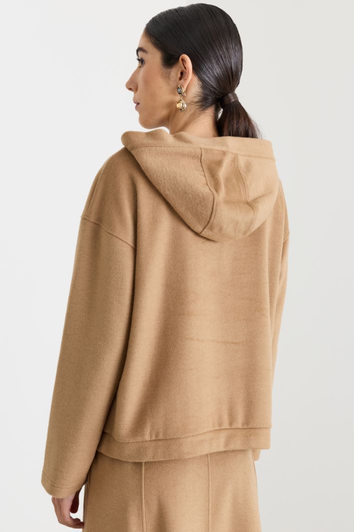 Felpa in jersey drap - CAMMELLO - Intrend - 4