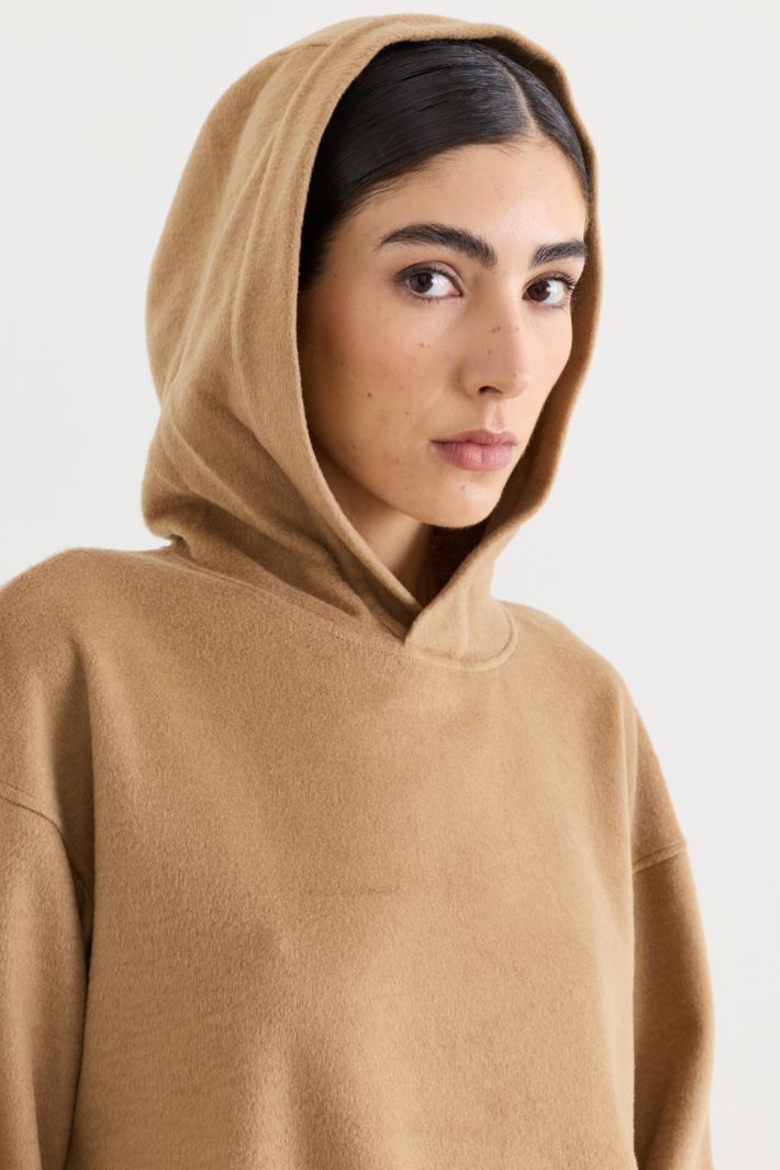 Felpa in jersey drap - CAMMELLO - Intrend - 3