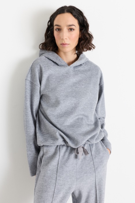 Felpa in jersey drap - Intrend