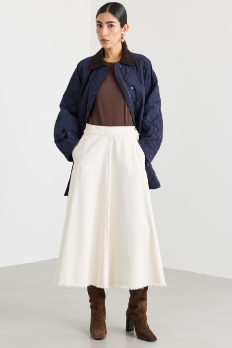 T-shirt in jersey stretch - Intrend
