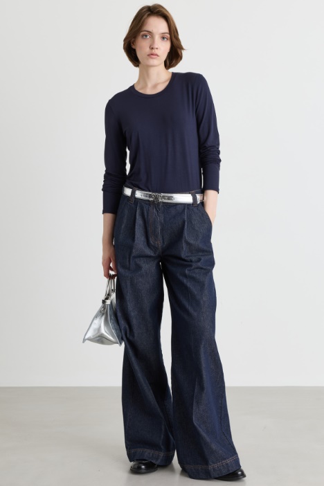 T-shirt in jersey stretch - Intrend