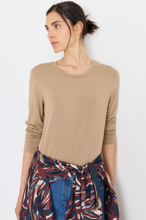 T-shirt en jersey stretch - Intrend