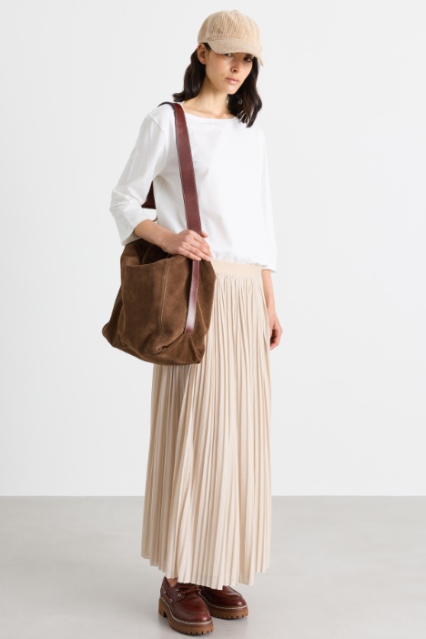 T-shirt con scollo a barchetta - Intrend