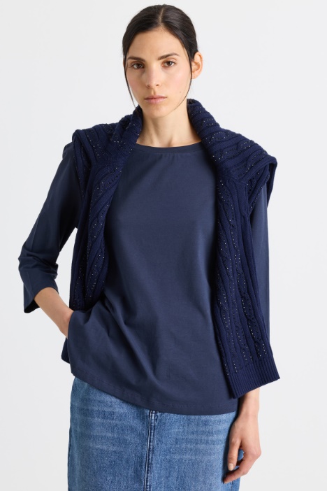 T-shirt à col bateau - Intrend