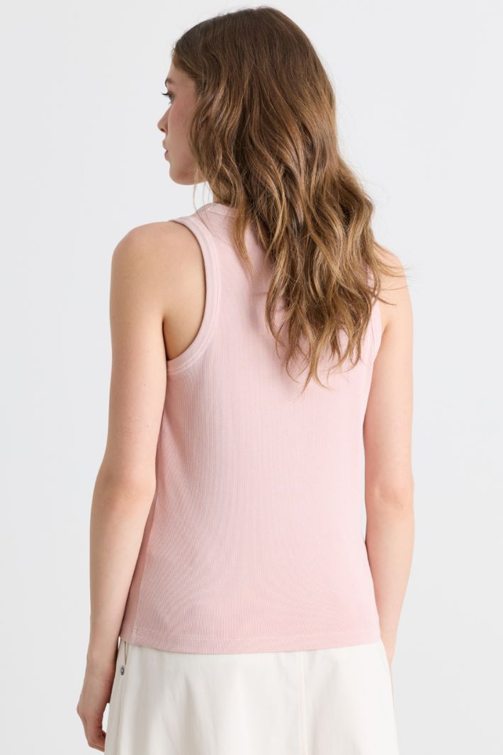 Top dalla linea dritta - ROSA - Intrend - 4