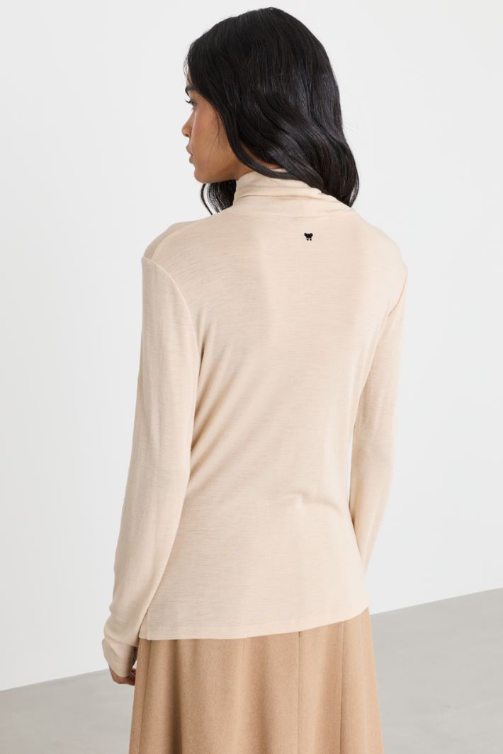 Dolcevita in garza - BEIGE - Intrend - 4