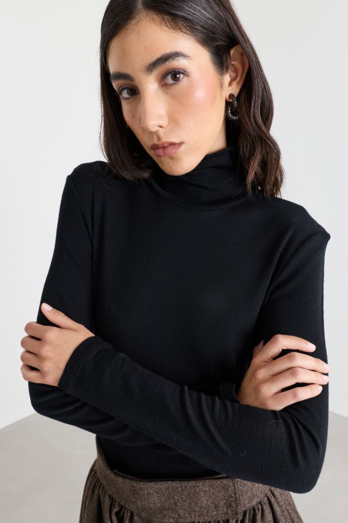 Dolcevita in garza - NERO - Intrend - 3