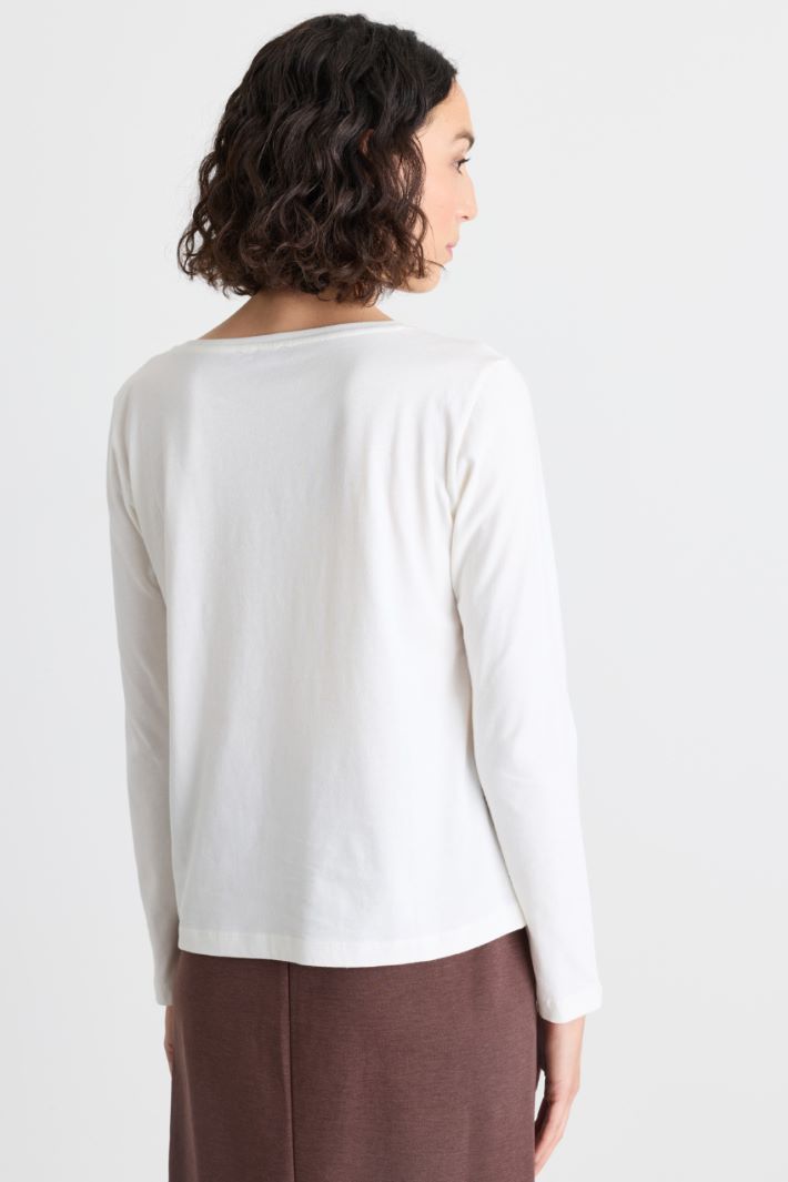 T-shirt con stampa - BIANCO - Intrend - 4