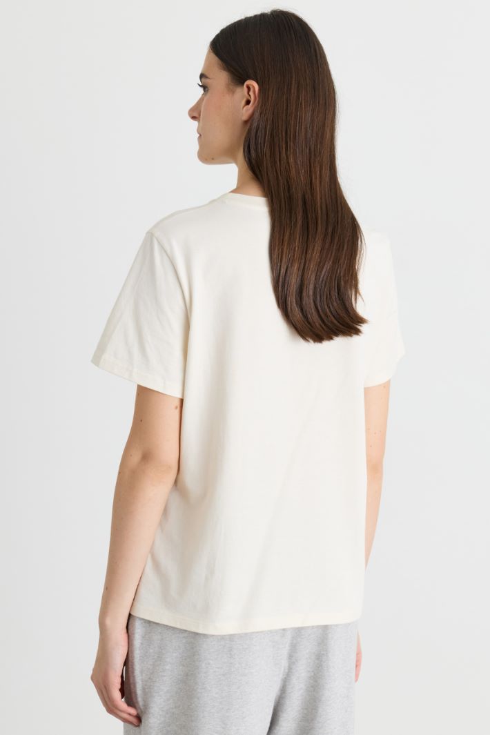 T-shirt con stampa - BIANCO - Intrend - 4