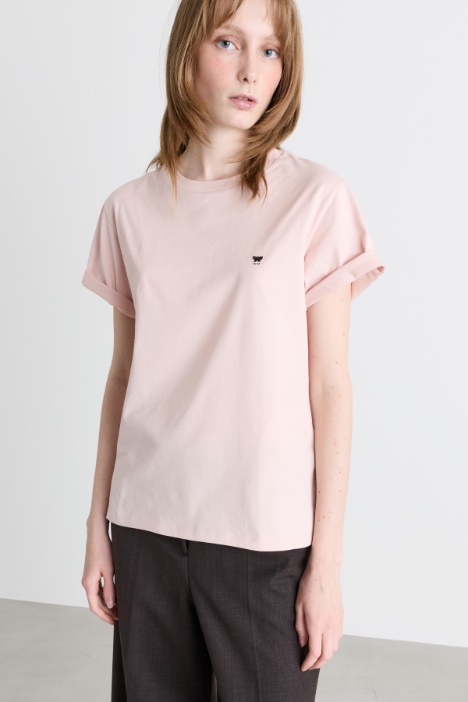 Embroidered T-shirt - Intrend