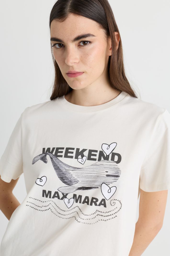 T-shirt con stampa - BIANCO NERO - Intrend - 3