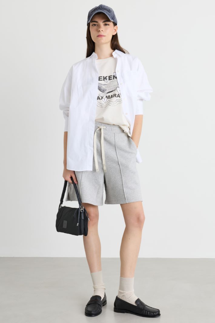 T-shirt con stampa - BIANCO NERO - Intrend