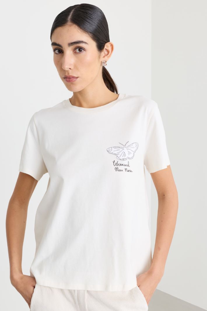 T-shirt con stampa - BIANCO - Intrend - 2