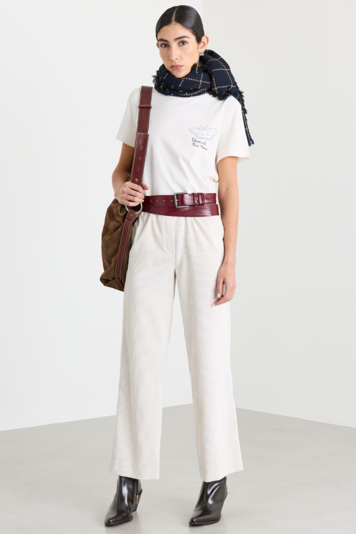 T-shirt con stampa - BIANCO - Intrend