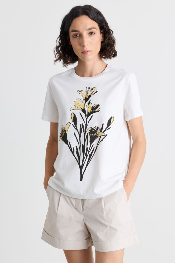 T-shirt con stampa - BIANCO - Intrend - 2