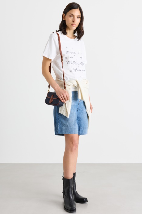 T-shirt con ricamo - Intrend